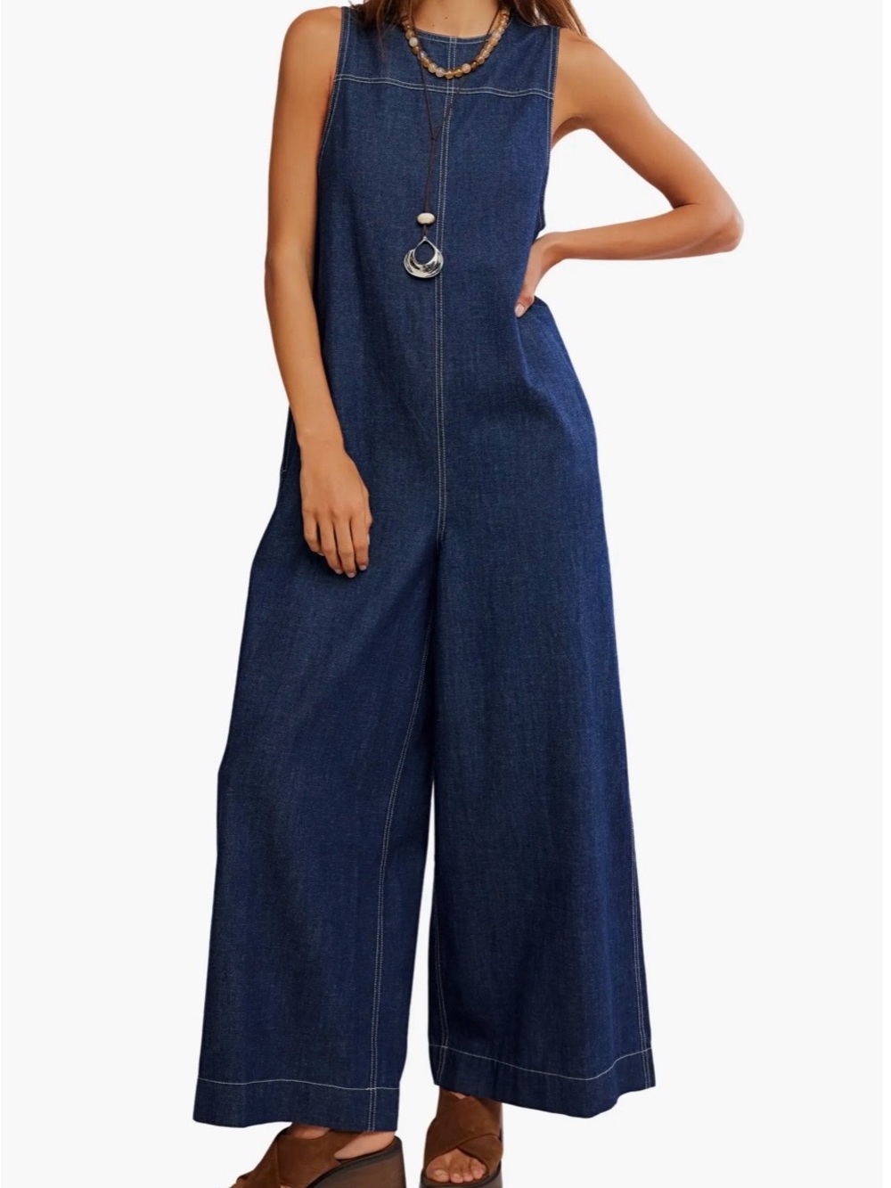 Free People We The Free Do No Wrong Denim Jumpsuit Heavy Eyes XS NWT $148
